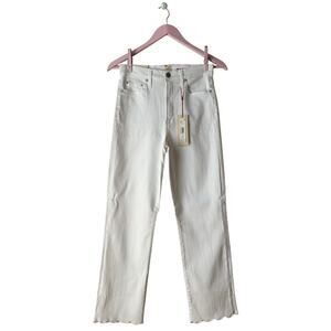 Alice + Olivia White Jeans Size 28